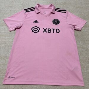 Adidas Messi Inter Miami 2022/23 Home Soccer Jersey Size Large IB5027 Pink